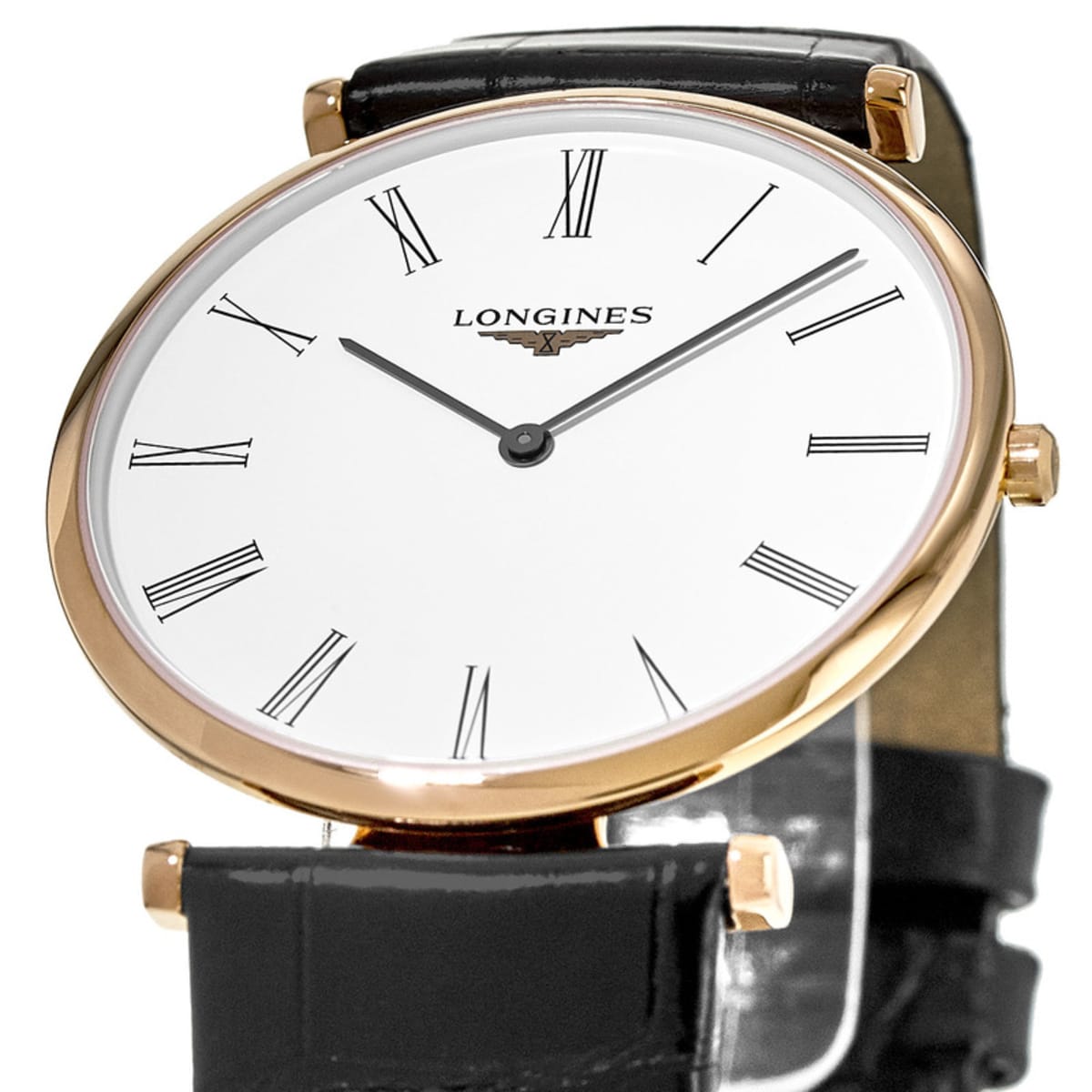  Shop Authentic Longines La Grande Classique De Longines White Dial Black Leather Strap Watch for Women - L4.755.1.91.2 - Luxxuri