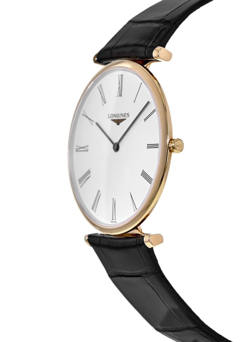  Shop Authentic Longines La Grande Classique De Longines White Dial Black Leather Strap Watch for Women - L4.755.1.91.2 - Luxxuri