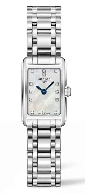  Shop Authentic Longines Dolcevita Diamonds Mother of Pearl Dial Silver Steel Strap Watch for Women - L5.258.4.87.6 - Luxxuri