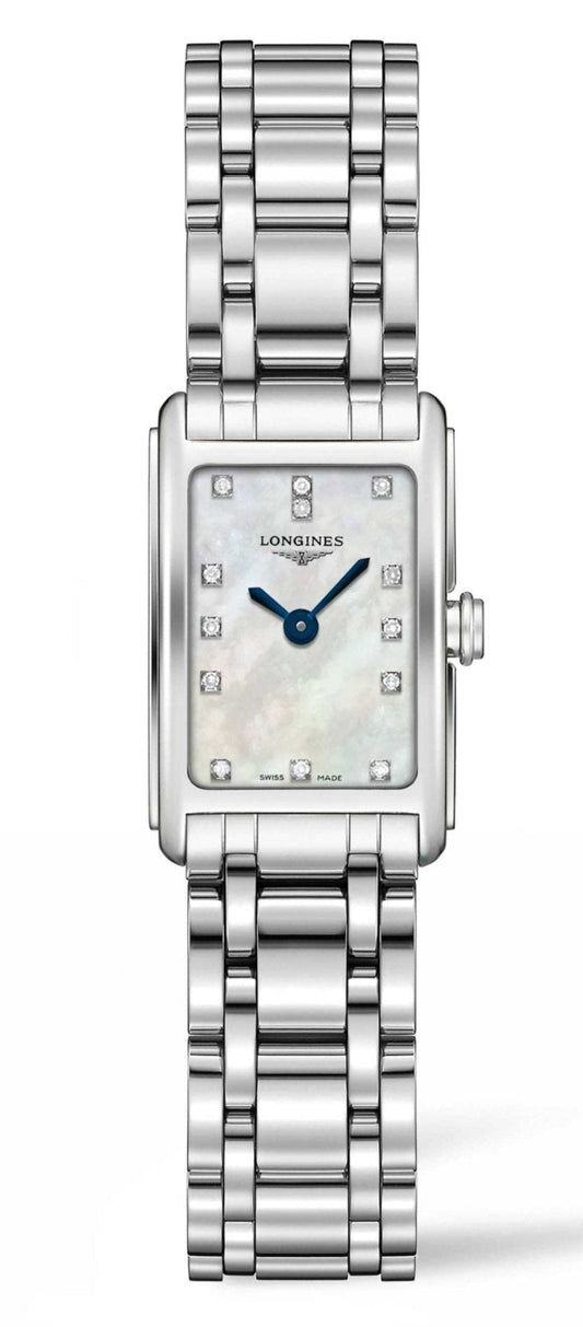  Shop Authentic Longines Dolcevita Diamonds Mother of Pearl Dial Silver Steel Strap Watch for Women - L5.258.4.87.6 - Luxxuri
