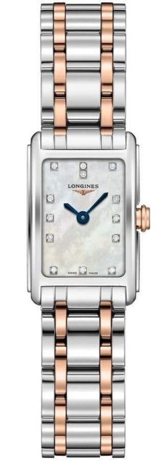  Shop Authentic Longines Dolcevita Mother of Pearl Diamond Dial Two Tone Steel Strap Watch for Women - L5.258.5.87.7 - Luxxuri