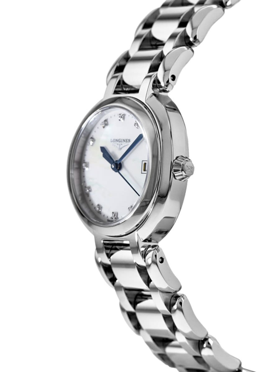  Shop Authentic Longines PrimaLuna Mother of Pearl Dial Silver Steel Strap Watch for Women - L8.110.4.87.6 - Luxxuri