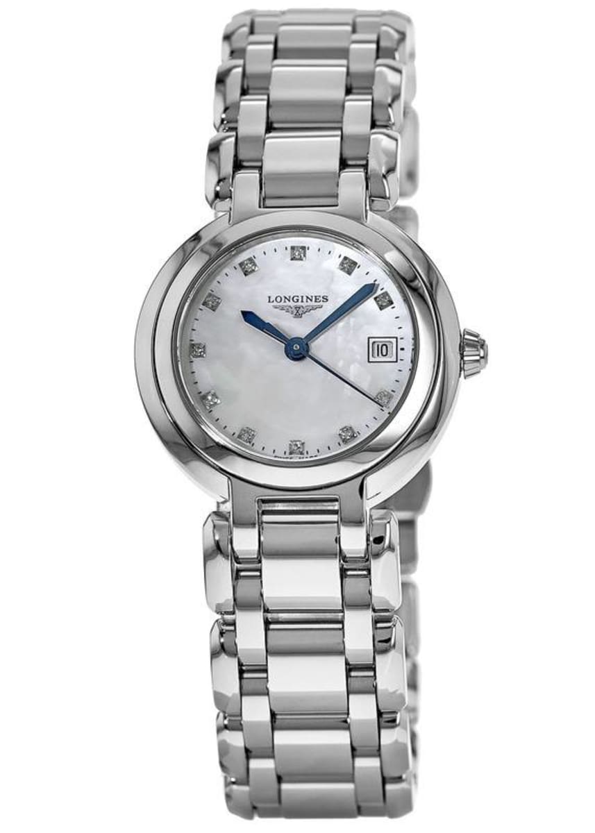  Shop Authentic Longines PrimaLuna Mother of Pearl Dial Silver Steel Strap Watch for Women - L8.110.4.87.6 - Luxxuri