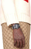  Shop Authentic Gucci G Timeless Diamonds Black Dial Silver Steel Strap Watch For Women - YA1264125 - Luxxuri