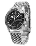  Shop Authentic Breitling Superocean Heritage Chronograph 44 Black Dial Silver Mesh Bracelet Watch for Men - A13313121B1A1 - Luxxuri