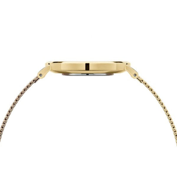  Shop Authentic Daniel Wellington Petite Emerald Green Dial Gold Mesh Strap Watch For Women - DW00100481 - Luxxuri