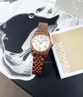  Shop Authentic Michael Kors Lexington Quartz White Dial Rose Gold Steel Strap Watch For Women - MK3230 - Luxxuri