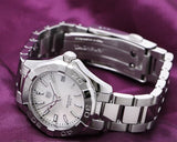  Shop Authentic Tag Heuer Aquaracer Mother of Pearl Dial Silver Steel Strap Watch for Women - WBD131A.BA0748 - Luxxuri