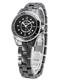  Shop Authentic Chanel J12 Diamonds Black Dial Black Steel Strap Watch for Women - J12 H2569 - Luxxuri