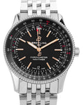  Shop Authentic Breitling Navitimer Automatic 41mm Black Dial Silver Steel Strap Watch for Men - A17326241B1A1 - Luxxuri