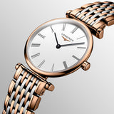  Shop Authentic Longines La Grande Classique De Longines White Dial Two Tone Steel Strap Watch for Women - L4.209.1.92.7 - Luxxuri