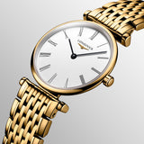  Shop Authentic Longines La Grande Classique De Longines White Dial Gold Steel Strap Watch for Women - L4.209.2.11.8 - Luxxuri