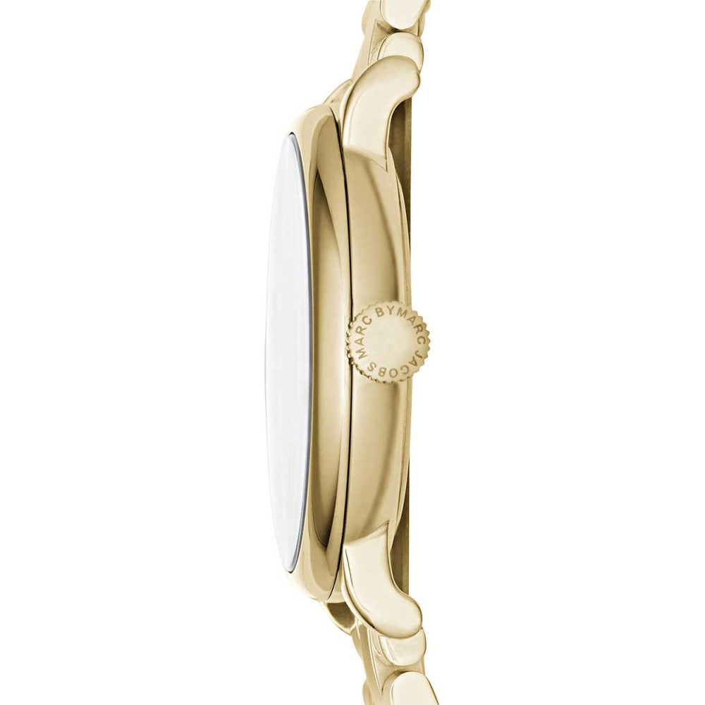  Shop Authentic Marc Jacobs Baker Dexter Black Dial Gold Steel Strap Watch for Women - MBM3421 - Luxxuri