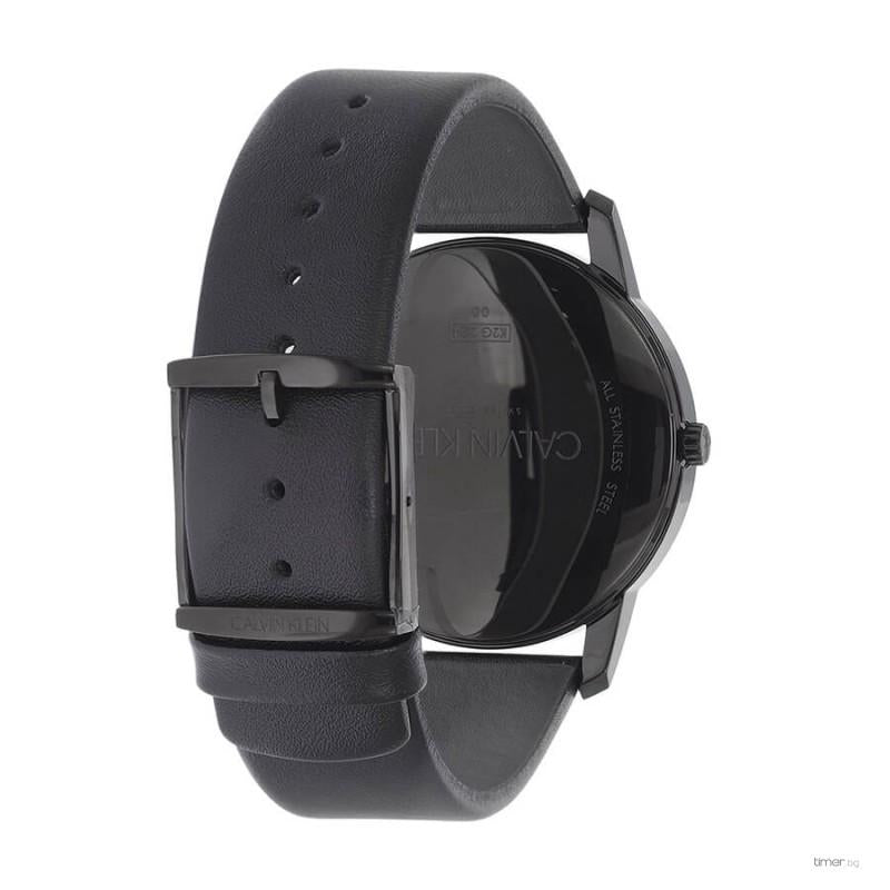  Shop Authentic Calvin Klein City Quartz Black Dial Black Leather Strap Watch for Men - K2G2G4C1 - Luxxuri