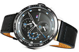  Shop Authentic Tommy Hilfiger Trent Chronograph Quartz Black Dial Black Leather Strap Watch For Men - 1791810 - Luxxuri