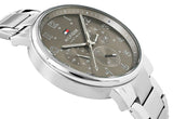  Shop Authentic Tommy Hilfiger Chronograph Grey Dial Silver Steel Strap Watch for Men - 1710382 - Luxxuri