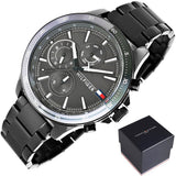  Shop Authentic Tommy Hilfiger Bank Grey Dial Grey Steel Strap Watch for Men - 1791719 - Luxxuri