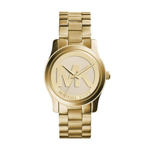  Shop Authentic Michael Kors Runway Gold Dial Gold Steel Strap Watch for Women - MK5786 - Luxxuri