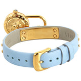  Shop Authentic Versace Medusa Lock Icon Quartz White Dial Blue Leather Strap Watch for Women - VEDW00419 - Luxxuri