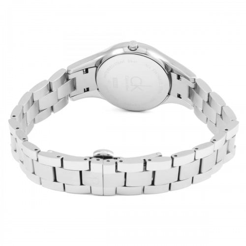  Shop Authentic Calvin Klein Simplicity White Dial Silver Steel Strap Watch for Women - K4323185 - Luxxuri