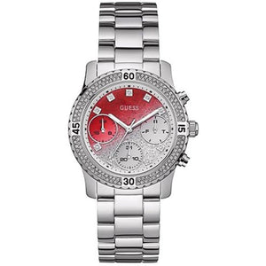 Shop Authentic Guess Confetti Diamonds Silver Dial Silver Steel Strap Watch for Women - W0774L7 - Luxxuri