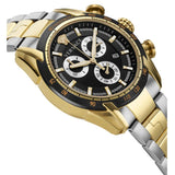  Shop Authentic Versace V-Ray Chronograph Black Dial Two Tone Steel Strap Watch For Men - VE2I00421 - Luxxuri