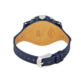  Shop Authentic Fossil Boyfriend Sport Chronograph Blue Dial Blue Leather Strap Watch for Women - ES4113 - Luxxuri