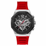  Shop Authentic Guess Momentum Black Dial Red Rubber Strap Watch for Men - GW0263G3 - Luxxuri