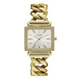  Shop Authentic Guess Vanity Diamonds Silver Dial Gold Steel Strap Watch for Women - W1030L2 - Luxxuri