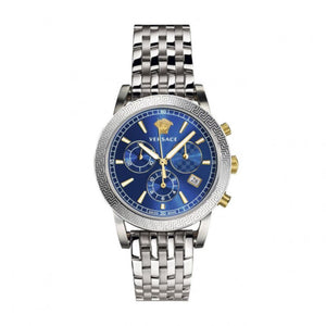  Shop Authentic Versace Sport Tech Chronograph Blue Dial Silver Steel Strap Watch for Men - VELT00219 - Luxxuri
