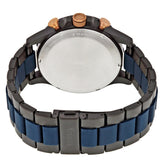  Shop Authentic Fossil Nate Chronograph Blue Dial Two Tone Steel Strap Watch for Men - JR1494 - Luxxuri