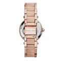 Michael Kors Parker Pink Dial Two Tone Steel Strap Watch for Women - MK6110