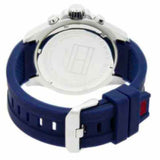  Shop Authentic Tommy Hilfiger Nolan Chronograph Blue Dial Blue Rubber Strap Watch for Men - 1791142 - Luxxuri