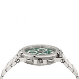  Shop Authentic Versace Grace Chronograph Quartz Green Dial Silver Steel Strap Watch For Men - VEZ900121 - Luxxuri