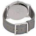  Shop Authentic Calvin Klein City Silver Dial Grey Leather Strap Watch for Men - K2G211Q4 - Luxxuri