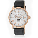  Shop Authentic Guess Delancy Quartz Silver Dial Black Leather Strap Watch For Men - W0870G2 - Luxxuri