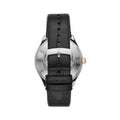  Shop Authentic Emporio Armani Zeta Skeleton Automatic Silver Dial Black Leather Strap Watch For Men - AR60018 - Luxxuri