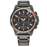  Shop Authentic Tommy Hilfiger Mason Grey Dial Grey Steel Strap Watch for Men - 1791790 - Luxxuri