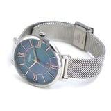  Shop Authentic Fossil Jacqueline Mother of Pearl Blue Dial Silver Mesh Strap Watch for Women - ES4322 - Luxxuri