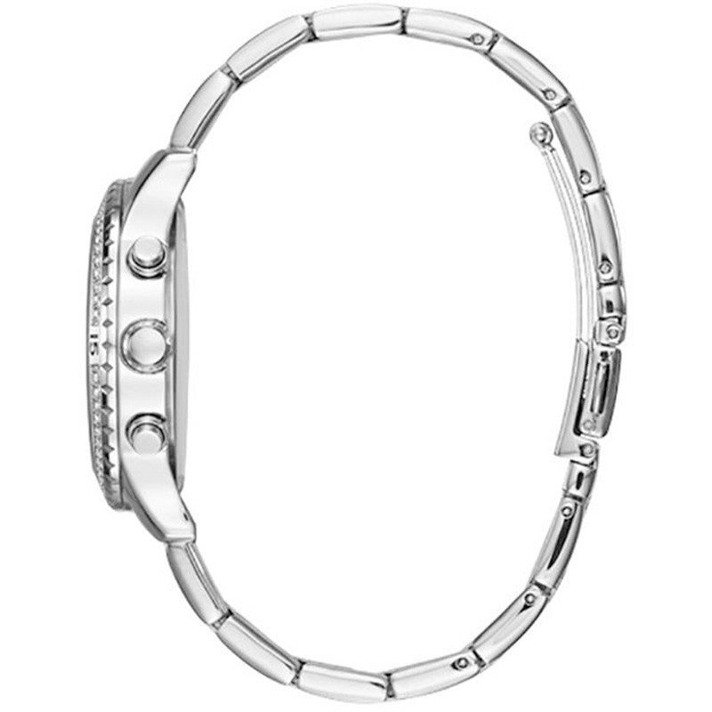  Shop Authentic Guess Confetti Diamonds Silver Dial Silver Steel Strap Watch for Women - W0774L7 - Luxxuri