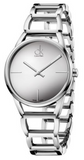  Shop Authentic Calvin Klein Stately Silver Dial Silver Steel Strap Watch for Women - K3G23128 - Luxxuri
