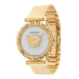  Shop Authentic Versace Palazzo Empire Greca White Dial Gold Mesh Bracelet Watch for Women - VEDV00619 - Luxxuri