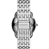  Shop Authentic Fossil Tailor Silver Dial Silver Steel Strap Watch for Women - ES3712 - Luxxuri