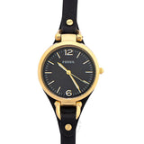  Shop Authentic Fossil Georgia Black Dial Black Leather Strap Watch for Women - ES3148 - Luxxuri