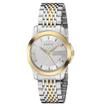  Shop Authentic Gucci G Timeless Silver Dial Two Tone Steel Strap Watch For Women - YA126511 - Luxxuri