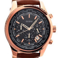  Shop Authentic Guess Persuit Chronograph Blue Dial Brown Leather Strap Watch for Men - W0500G1 - Luxxuri
