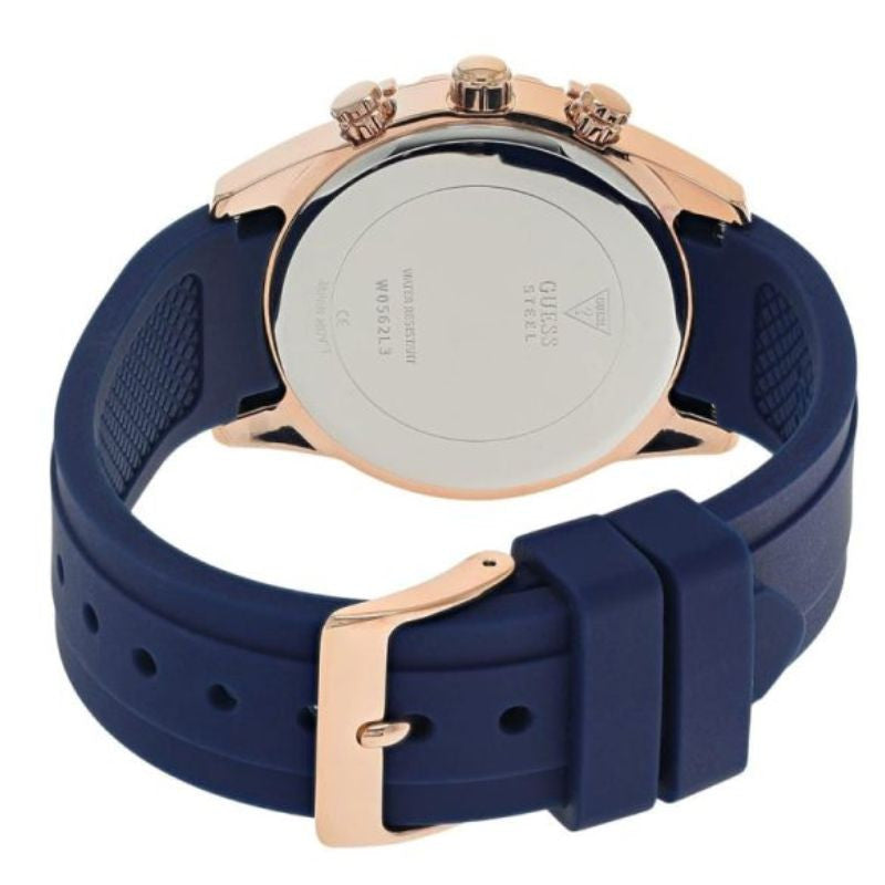  Shop Authentic Guess Asteria Multifunction Blue Dial Blue Rubber Strap Watch For Women - GW0620L3 - Luxxuri