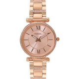 Shop Authentic Fossil Carlie Rose Gold Dial Rose Gold Steel Strap Watch for Women - ES4301 - Luxxuri