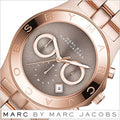  Shop Authentic Marc Jacobs Blade Chronograph Brown Dial Rose Gold Steel Strap Watch for Women - MBM3308 - Luxxuri