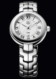  Shop Authentic Tag Heuer Link Roman Numeral Silver Dial Silver Steel Strap Watch for Women - WAT1416.BA0954 - Luxxuri